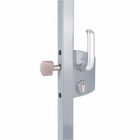 Imagen de Cerradura industrial Locinox LSKZU2 para puertas correderas plata