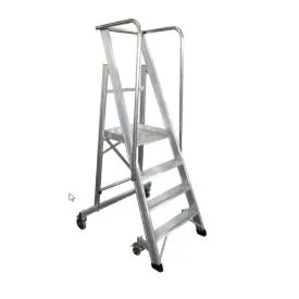 Imagen de Escalera móvil con plataforma plegable KTL 2XL-S