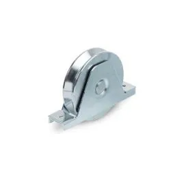 Imagen de Rueda para puertas correderas canal angular con soporte soldar 2 rodamientos Aumon