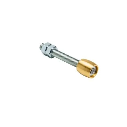 Imagen de Guiador inferior oliva de latón para puerta corredera Aumon
