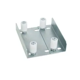 Imagen de Soporte regulable medio 60-120 mm 4 rodillos para puerta corredera Aumon