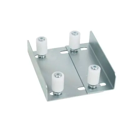 Imagen de Soporte regulable medio 60-120 mm 4 rodillos para puerta corredera Aumon