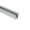 Imagen de Perfil inferior recto encastrar puerta corredera colgada U Omega Aumon
