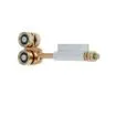 Imagen de Roldana lateral doble puerta corredera U50x45 pala corta Aumon