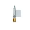 Imagen de Guiador inferior para puerta corredera de bisagra lateral con oliva de 19 mm Aumon